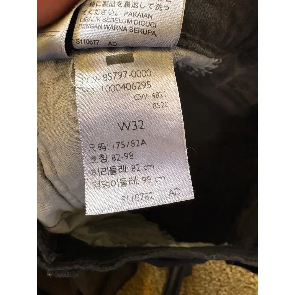 NWT 519 Skinny Hi-Ball Denim Jeans Mens Size 32 Black